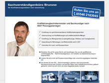 Tablet Screenshot of gutachter-brunow.de